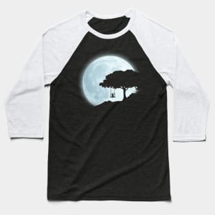 Swinging to the Moon Baseball T-Shirt